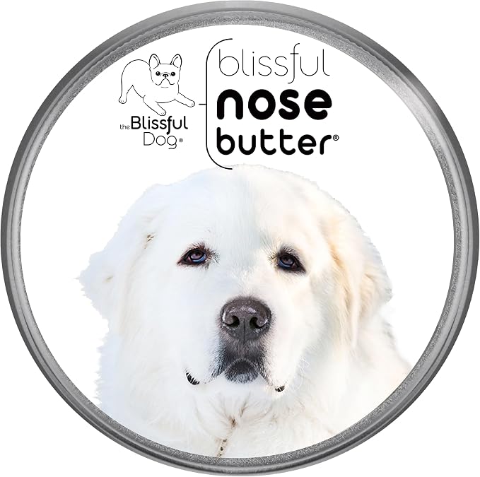 Great Pyrenees Nose Butter, Versatile Dog Nose Balm for Dry Nose, Handcrafted Nose Moisturizer, Easy-to-Apply Dog Essentials, Unscented, 2 oz.