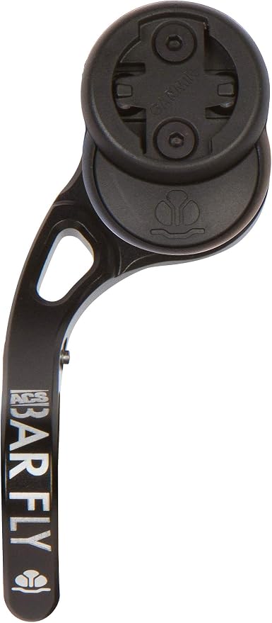 Bar Fly 4 Prime Aluminum Bicycle Accessory Mount, Black, Adjustable Reach for Large and Small Computers - Garmin, Wahoo, Polar, Bryton, Cateye, Mio, Joule | cycling-electronics-accessories