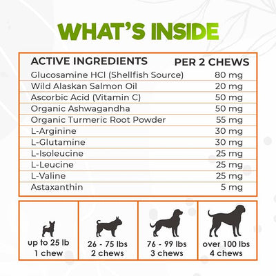 ZENO 11-in-1 Muscle Gain Chews - Weight Gain Supplements for Dogs with High Protein & Amino Acids - Premium Muscle Builder for Bully & All Breeds - Healthy for Puppies - 150 Chews - Chicken