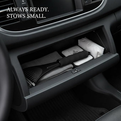 Glove Box Snow Shovel, Detachable Vehicle Tool with PP Blade and EVA Grip, Compact Car Accessory (1 PC)