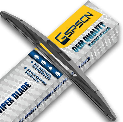 GSPSCN 12" Rear Wiper Blade For Buick Enclave 2017-2008 /Ford Flex 2019-2009 Escape 2012-2008 /Jeep Wrangler 2018-2007 /Chevrolet Tahoe Suburban 2014-2007 Streak-Free Quiet Rear Windshield Wiper
