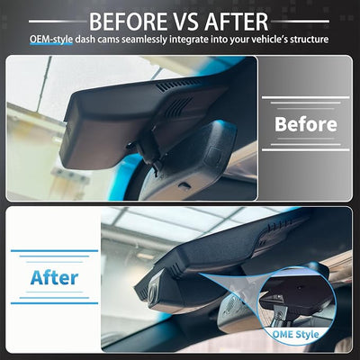 OEM Style Front Dash Cam for Kia Sportage 2026 | Front 4K, 64GB Card, Hidden Design, Plug&Play, Easy Install, Loop Recording, G-Sensor, Free App