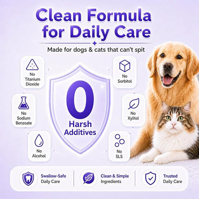 6% nHA Dual-Enzyme Pet Toothpaste for Dogs & Cats, Sensitive Teeth, 3.52oz | Gentle Enamel Care. Gum Comfort. Smooth Brushing Feel. Daily Fresh Breath Support.