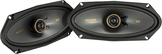 KICKER 51KSC41004 KS-Series 4x10 Coaxial Speakers with .5" tweeters, 4-Ohm, Pair