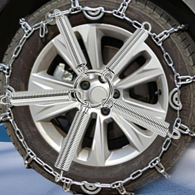 2pcs Tire Chain Tensioner for 23in Wheel Stainless Steel Tire Chain Tighteners for Snow Blower Garden Tractors Riders Lawn Tractor