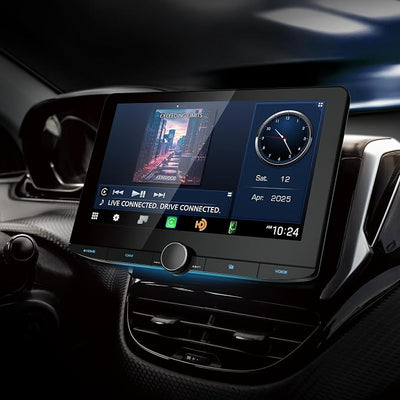 KENWOOD DMX1038S 10.1” Touchscreen Car Stereo Radio – Double DIN Bluetooth Receiver with Wireless Apple CarPlay, Android Auto, Backup Camera Inputs, HD Screen, and Dash Mounting System