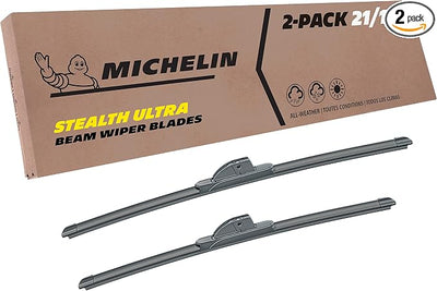 Michelin 19-2119SUBA Stealth Ultra Twin Pack 21 & 19 inch Wiper Blade Fits Select Toyota, Honda, Mazda, Volkswagen, Subaru, Mercedes-Benz, Nissan, Kia, Infiniti; Mitsubishi; Model Years (2 Pack)