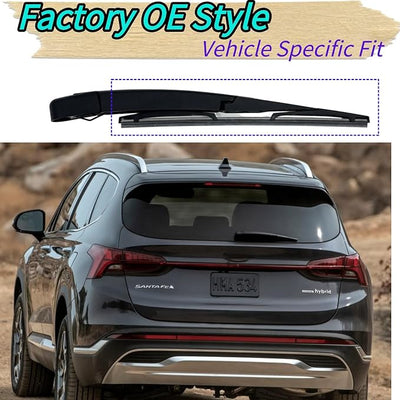 Rear Wiper Blade for Toyota Sienna 2021-2025 2024 2023 2022 2021 2020 | Exact Fit for LE Limited Platinum Woodland Edition XLE XSE Models | OEM Replacement Rear Back Windshield Wiper Blade