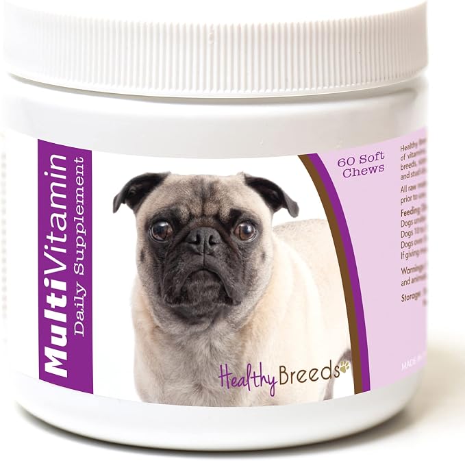 Pug Multi-Vitamin Soft Chews 60 Count