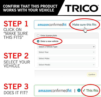 TRICO Gold™ (18-2216) 22 & 16 Inch Pack of 2 Automotive Replacement Windshield Wiper Blades Premium All Weather Beam Blade for Select Vehicle Models