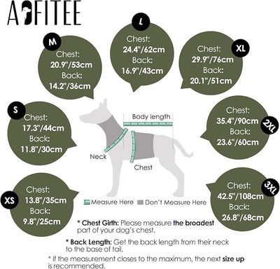 AOFITEE Dog Winter Coat, Dog Coat with Harness Built in, Dogs Jacket for Large Dogs, Reflective Waterproof Pet Puffer Jacket Snowsuit, Warm Fleece Windproof Pet Sweater for Cold Weather, XL