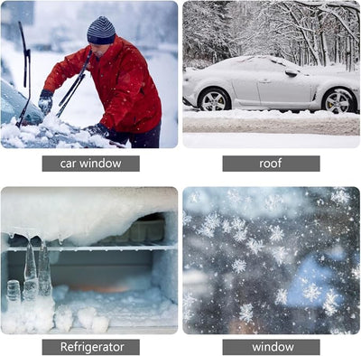Mini Plastic Ice Scraper Shovel for Freezer and Car 6.9 Inch Lightweight Defrosting Tool for Snow Frost and Ice Removal Portable Plastic Scraper with Random Color