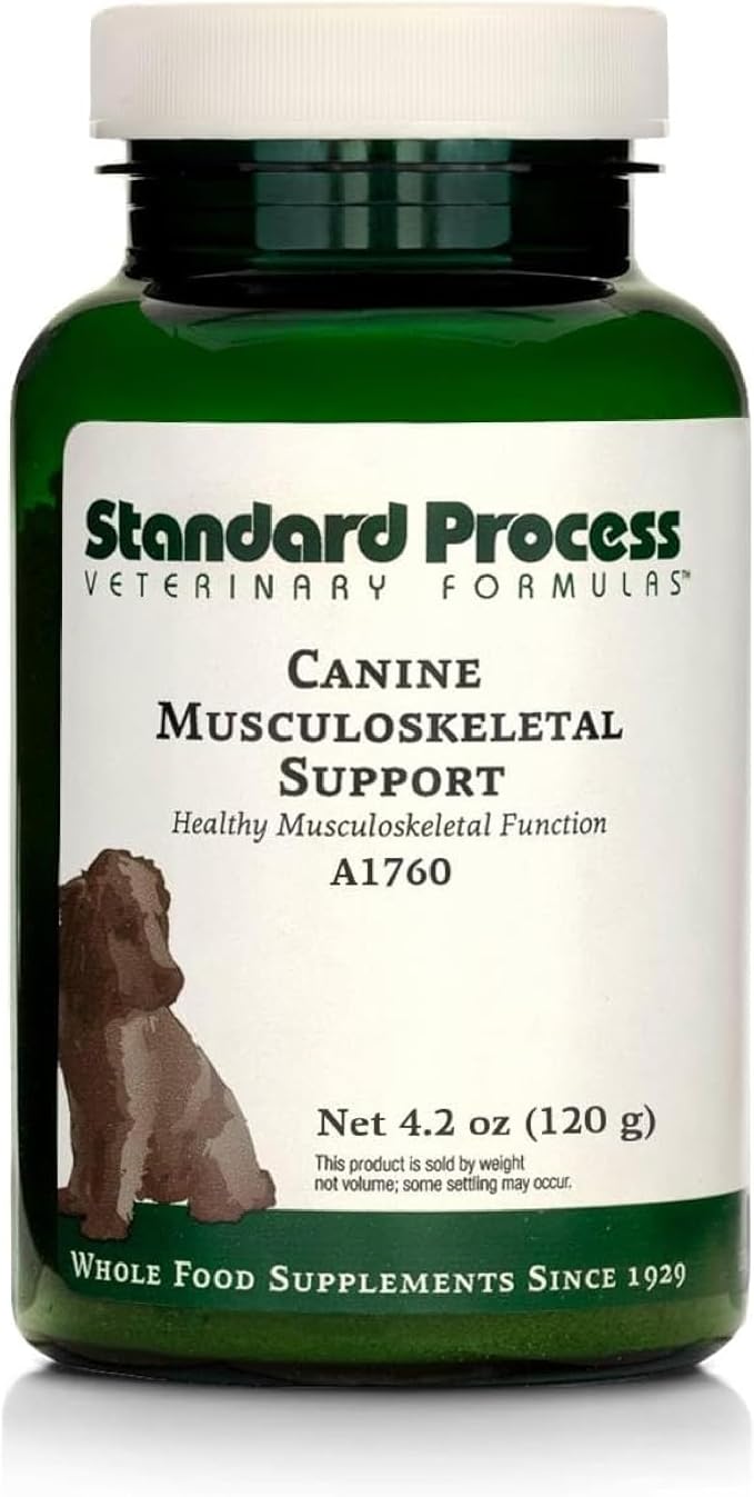 Canine Musculoskeletal Support - Bone & Joint Health Formula for Pets - Canine Musculoskeletal Support Supplement - Supplement for Dogs to Aid Joint Comfort & Muscle Health - 120 g