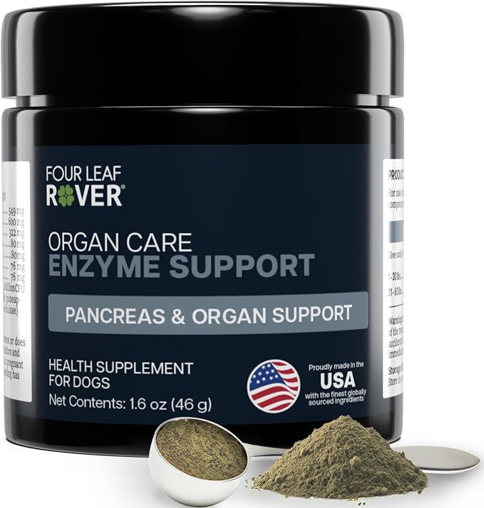 Organ Care - Dog Digestive Support with Digestive Enzymes and Probiotics - Supports a Healthy Liver - Veterinarian Formulated - 30 Day Medium Dog Supply