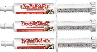 PawMergency – Activated Charcoal First Aid Kit Emergency Rescue 3 Pack for Dogs, Cats, Puppy & Pet Poison Kit, Camping Survival Remedy Essential, Oral Anti Diarrhea Digestive Absorb Toxins