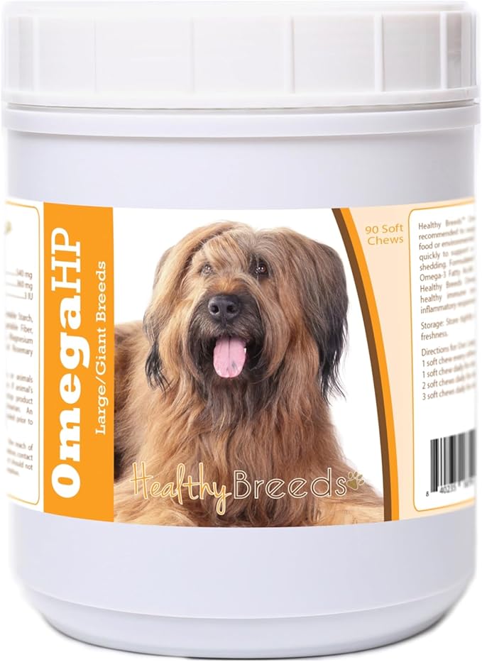 Briard Omega HP Fatty Acid Skin and Coat Support Soft Chews 90 Count