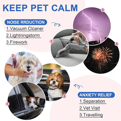 Dog Anxiety Calming Vest, Dog Calming Vest with Ear Cover, Anxiety Jacket for Large Dogs, Dog Compression Shirt Anxiety for Separation, Fireworks, Vet Visits, Travel (DarkGreen, XL)