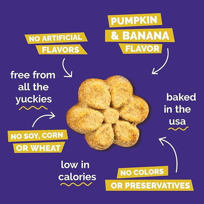 Fruitables Soft and Chewy Skinny Minis Grain Free Dog Training Treats Variety Pack of 6-1 of Each Flavor