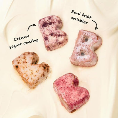 Bocce's Bakery Very Berri Froyo Dog Treats – Natural, Wheat-Free Soft & Chewy Cookies Made with Real Ingredients – Baked in The USA and Topped with Berries & Sprinkles, 6oz