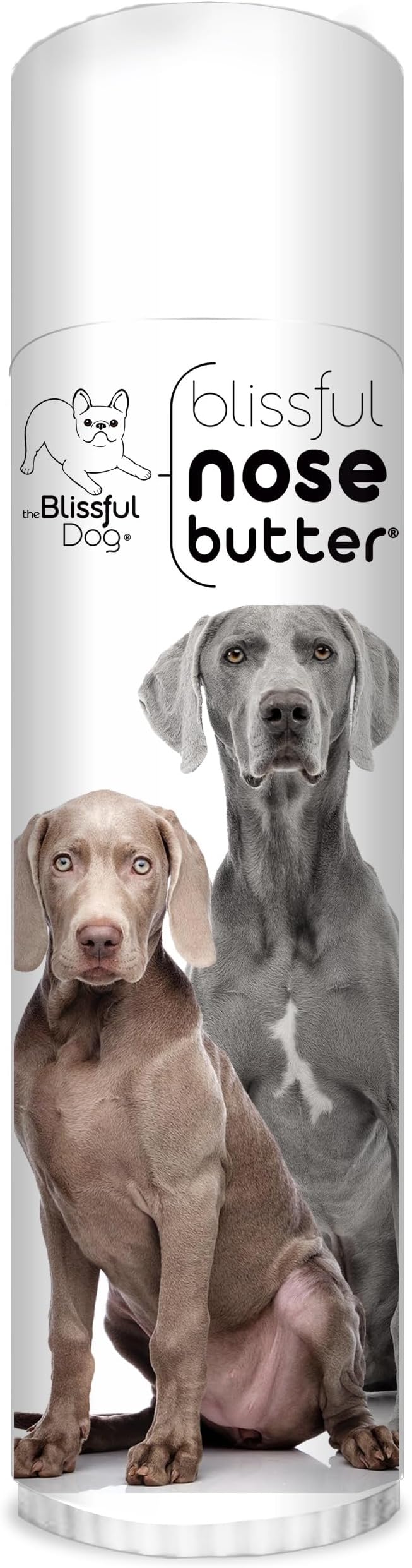 Weimaraner Nose Butter for Dry, Cracked Skin, Lick-Safe Dog Nose Balm with Moisturizing Shea Butter, Almond, Olive, and Essential Oils, Pet Supplies, Uncented, 0.50 oz.