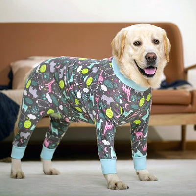 kzrfojy Dog Recovery Suit for Dogs After Surgery Female Male Medium Large Dog Neuter Spay Onesie for Shedding Prevent Licking Surgical Wound Dog Cone Alternative