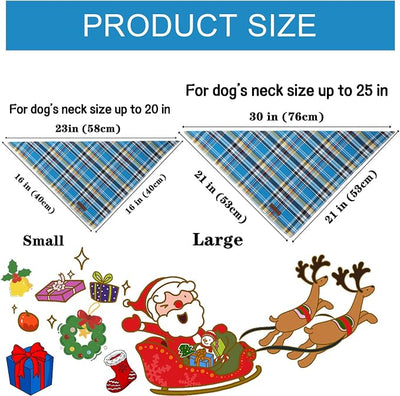 Unique Style Paws Dog Bandanas 1PC Washable Cotton Triangle Dog Scarfs for Small Medium Large Dogs and Cats