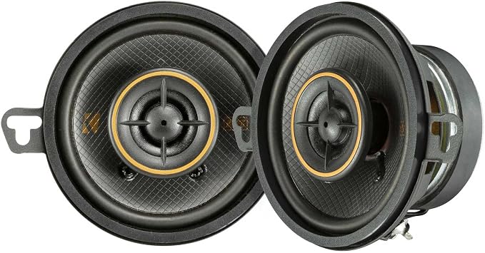 51KSC3504 Coaxial Speaker System, 2-Way Design, One (1) Pair, 3.5" (89mm) Polypropylene Woofer/Midrange, 1/2" (13mm) Silk-Dome Tweeters, 50 Watts RMS, 100 Watts Peak