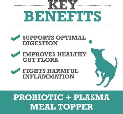 WINPRO Pet Gut Health & Probiotic + Plasma Meal Topper Bundle for Dogs (Plasma Powered Soft Chews and Meal Topper Powder for Digestive Health and Immune Health Support)