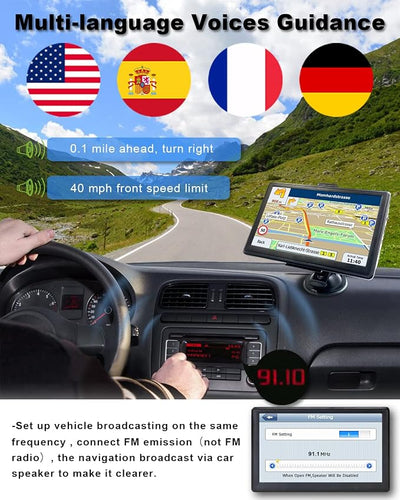 OHREX N700 GPS Navigator for Car Truck RV, Truck GPS Commercial Drivers,Large 7”Trucker GPS,Latest 2026 Map with Free Lifetime Updates,Custom Routing,Driver Alerts