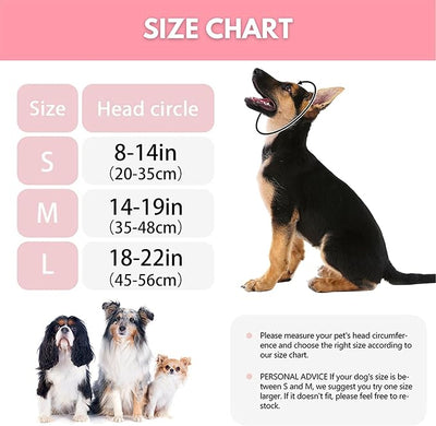 Waterproof Dog Ear Covers,No Flap Ear Wraps for Dogs,Dog Ear Muffs for Noise Protection & Anxiety Relief,Adjustable Dog Calming Hoodie Shower Cap for Bathing Grooming(Fuchsia,S)