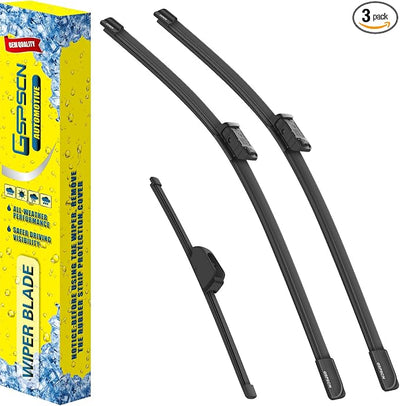 GSPSCN 3 Wipers Replacement for Alfa Romeo Stelvio 2021 2020 2019 2018 2017 Original Equipment Windshield Wiper Blades 26"+18"+13" (set of 3) Top Lock