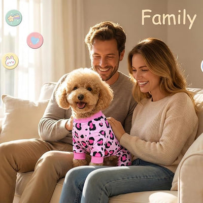 Dog Onesie & Pajamas for Small Medium Dogs, Ultra-Premium Pjs XL | Vet-Approved Hypoallergenic Polyester, Lightweight, Breathable & Won't Overheat, Gentler on Skin, Size XL (Pet: 14-18lbs)