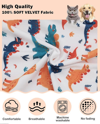 CuteBone Dinosaur Costume Dog Shirt, Stretchy Velvet T-Shirt Clothes for Large Dogs, Soft & Breathable Pet Tee Outfit Pitbull Apparel for Daily Wear, Cozy Pullover Design Big Dog Fashion COSBX02-3XL
