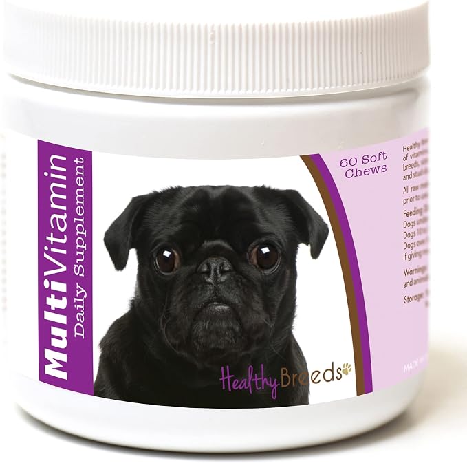 Pug Multi-Vitamin Soft Chews 60 Count