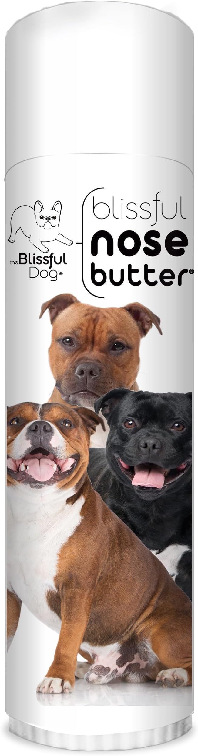 Staffordshire Pitbull Terrier Unscented Nose Butter - Dog Nose Butter, 0.50 Ounce
