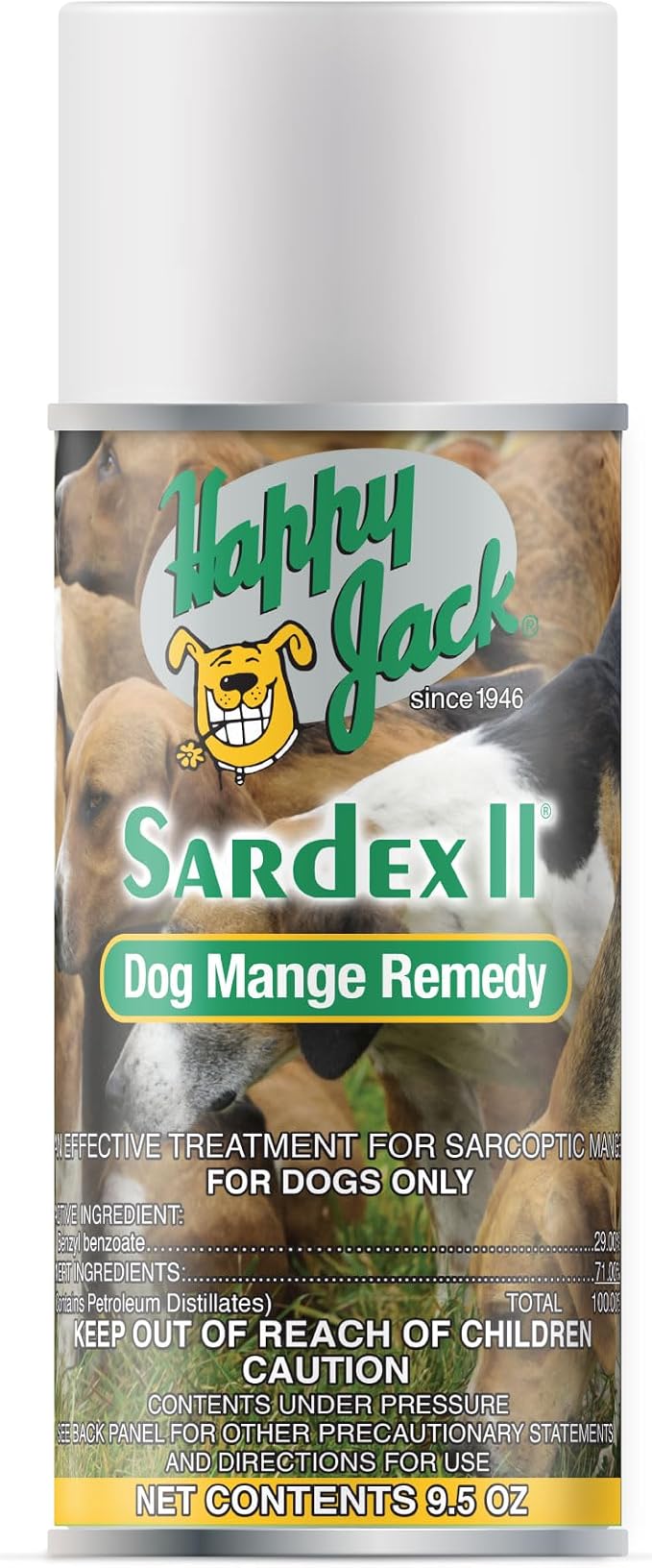 Sardex Mange Treatment for Dogs – Odorless & Stainless Itch Relief for Skin Irritations Including Severe Mange, Hot Spots, Fungi, Allergies, Eczema (9.5 oz)