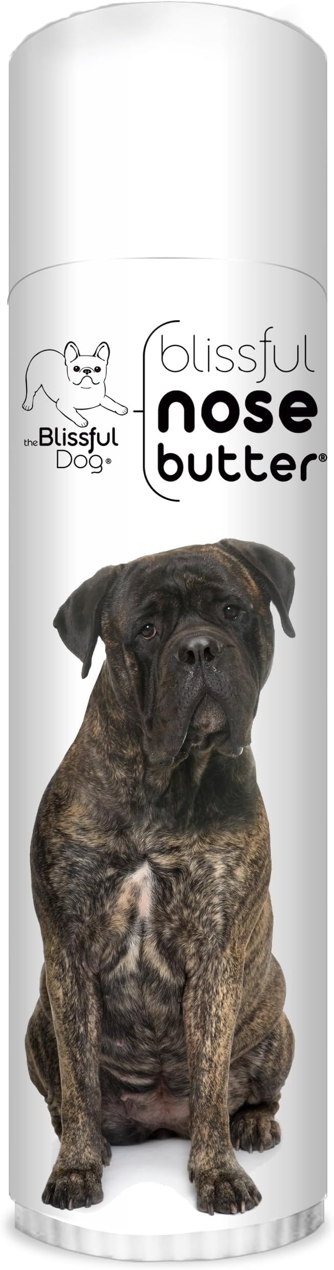 Bullmastiff Nose Butter for Dry, Cracked Skin, Lick-Safe Dog Nose Balm with Moisturizing Shea Butter, Almond, Olive, and Essential Oils, Pet Supplies, Uncented, 0.50 oz.