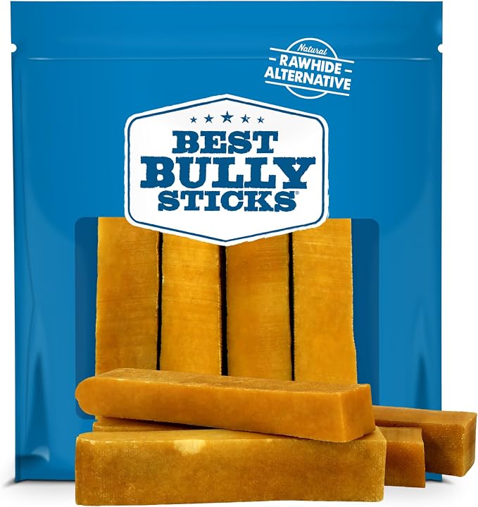 Yak Cheese Himalayan Dog Chews - Extra Large 4 Count (Pack of 1) - Natural, Lactose Free Cheese, Odor-Free, Long-Lasting Snack