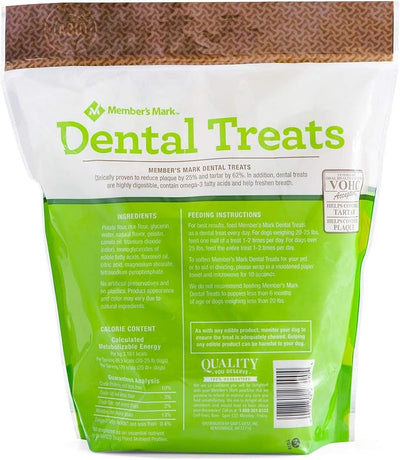 Member's Mark Dental Chew Treats for Dogs 30 ct. / 2 Pack