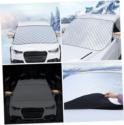 Car Snow Cover Snow Car Frost Car for Snow Hood Car Essentials Car Covers Sunscreen Car Windshield Sun Shade Car Shade Car Windscreen Car Snow Accessories Car Snow Shovel 5 Magnets