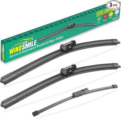 28" 18" 12" Windshield Wiper Blades Replacement for VW ID.4 2021 2022 2023 2024 2025 Volkswagen ID4 ID 4 Premium All Weather Front Rear Wipers Set - OEM Quality (Pack of 3)