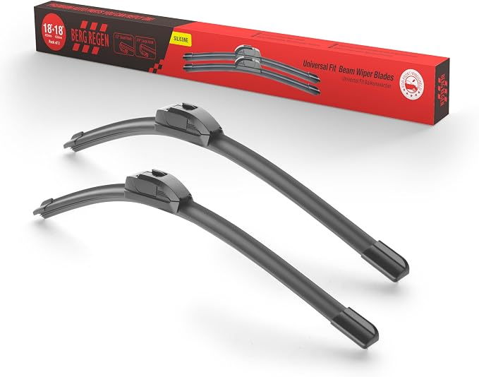 BERG REGEN® 19"+19" Silicone Windshield Wiper Blades 2 Pack Replacement for Jeep Liberty 2012-2002/ Dodge Nitro 11-07/ Toyota Tundra 06-01/ Suzuki Grand Vitara 13-99+More OEM Quality Wiper Blades