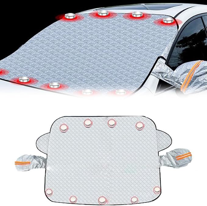 Magnetic Car Anti-Snow Cover, Magnetic Frost Cover for Car Windshield, Anti Snow Car Cover, Magnetic Windshield Cover, Magnetic Car Cover for Snow, Magnetic Car Anti-Snow Cover for SUV (1Pc)