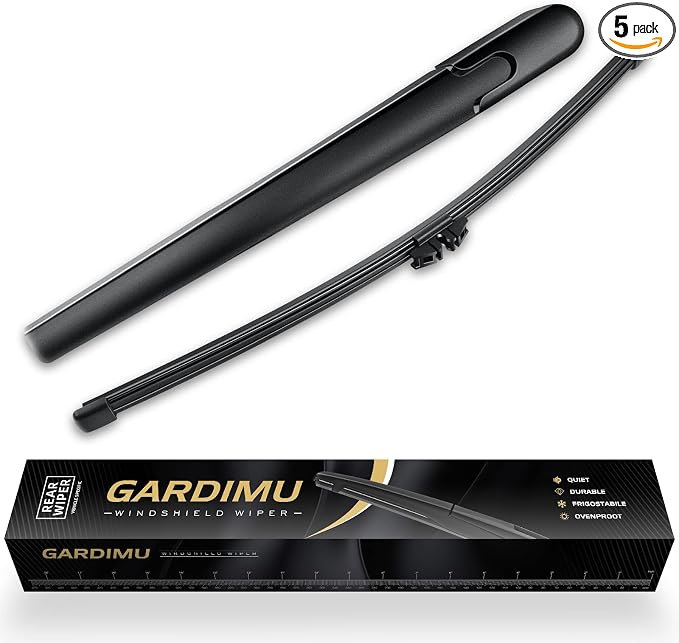 Rear Wiper Blade Assembly, Back Windshield Wiper Blades Arm Accessories Replacement for Ford Edge 2015-2024, Rear Wiper Blade and Arm Set for 2015 2016 2017 2018 2019 2020 2021 2022 2023 2024