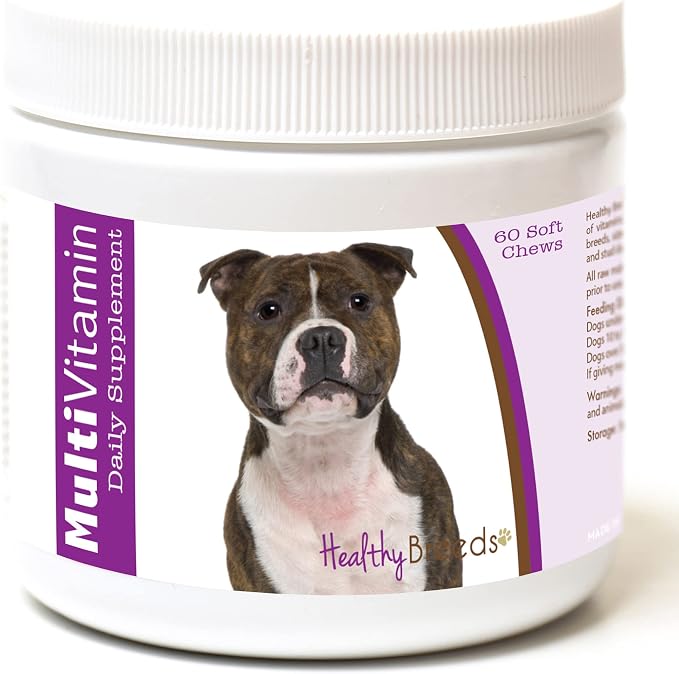 Staffordshire Bull Terrier Multi-Vitamin Soft Chews 60 Count