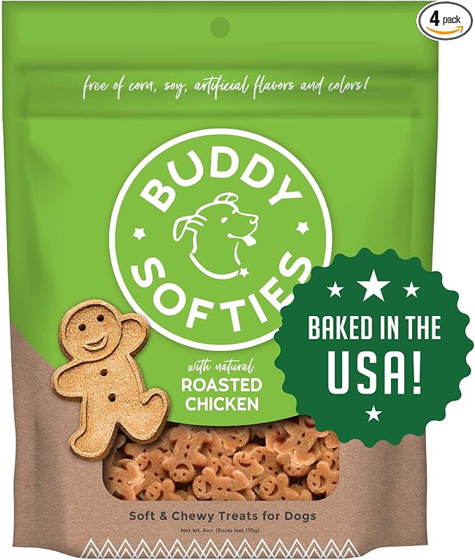 938072 Soft & Chewy Treats with Roasted Chicken - 6 oz. (4 Pack)