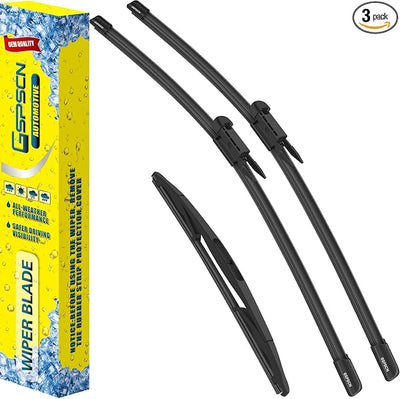 GSPSCN 3 Wipers Replacement For Chevrolet Sonic 2020 2019 2018 2017 2016 2015 2014 2013 2012,Original Equipment Windshield Wiper Blades Set 26"+15"+11" (Set of 3)