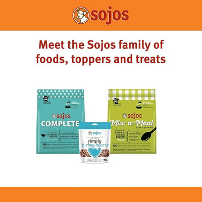 Sojos Simply Freeze Dried Dog Treats, Grain Free, Natural, Lamb Recipe, 4 oz Bag