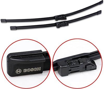 BOSCH 3397118979 Aerotwin Original Equipment Replacement Wiper Blade - 24"/19" (Set of 2) Top Lock 19mm | Driver and Passenger Side Original Equipment Replacement Blades