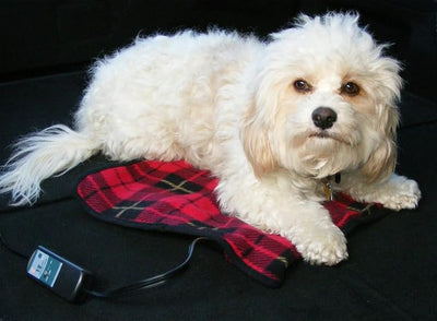Trillium Worldwide Car Cozy 2 12-Volt Heated Mini Travel Pad, Red Plaid, 16 x 16, (TWI-2202)
